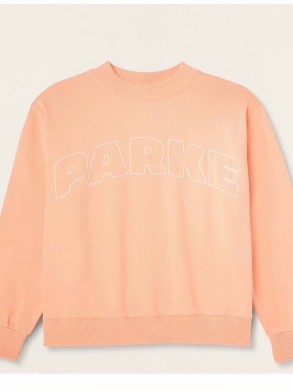 Parke Peach Crewneck Sweatshirt